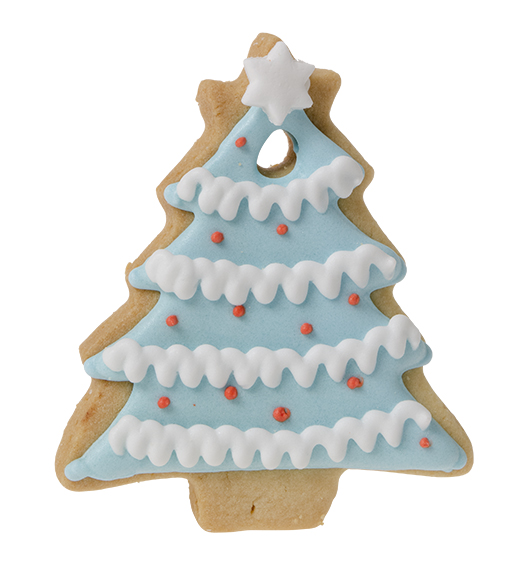 Cookie Christbaum blau/weiss